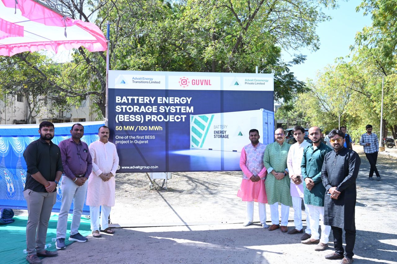 Advait Energy begins work on 50 MW/100 MWh BESS project for GUVNL - pv ...