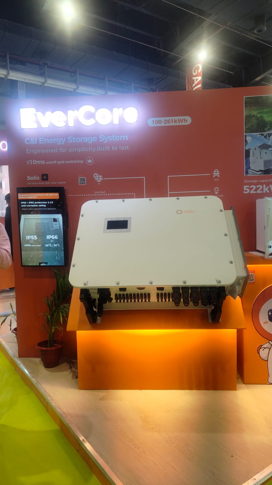 Storage System Image Solis showcases all-in-one C&I energy storage system at REI 2026 - pv ...